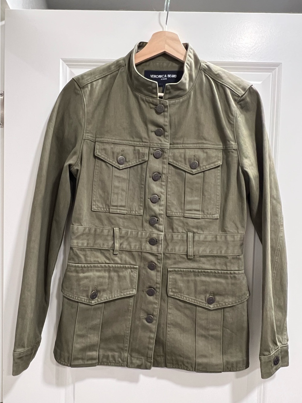 Veronica Beard Army Green Utility Jacket